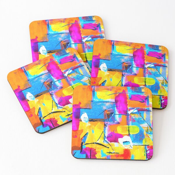 Item preview, PATTERN DESIGN STUDY #81 – Colorful Retro Abstract designed and sold by DEL-Productions.