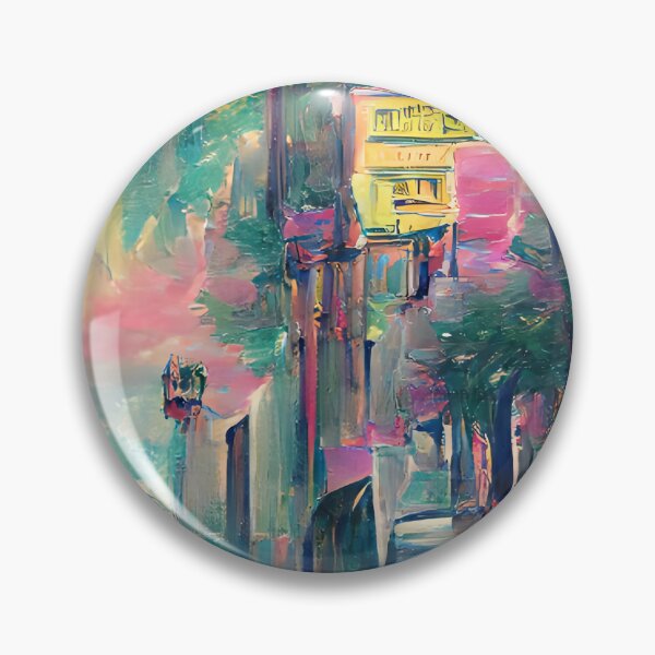 Artikelvorschau, Stadtstraße Aquarell Traumkunst entworfen und verkauft von Holisticfox.