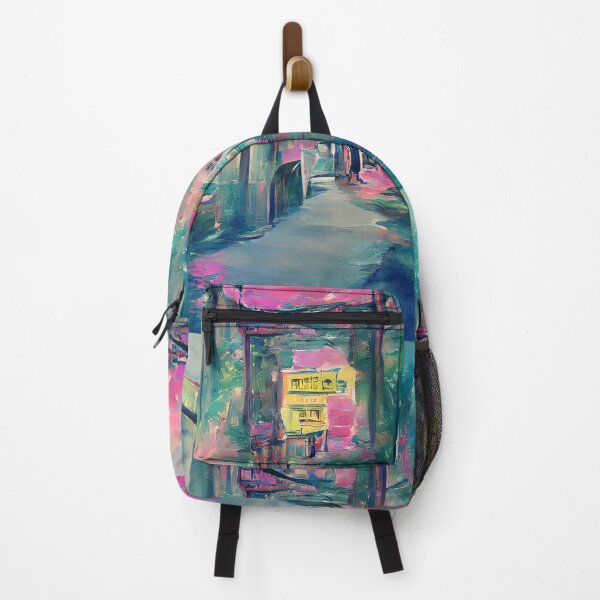 Item preview, City Street Watercolor Dream Art designed and sold by Holisticfox.