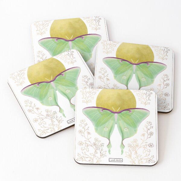 Item preview, Luna Moth (White) designed and sold by withlovebear.