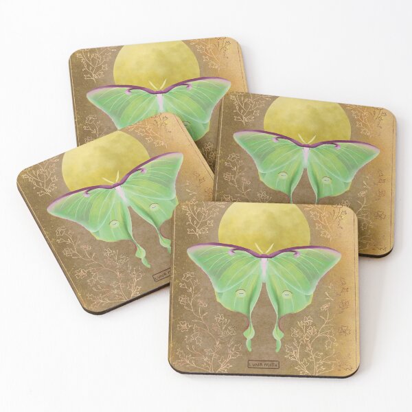 Item preview, Luna Moth (Gold) designed and sold by withlovebear.