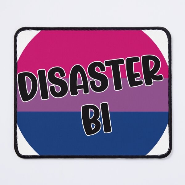 Item preview, Disaster Bi Pride Flag (White) designed and sold by Liminal Odds & Ends.