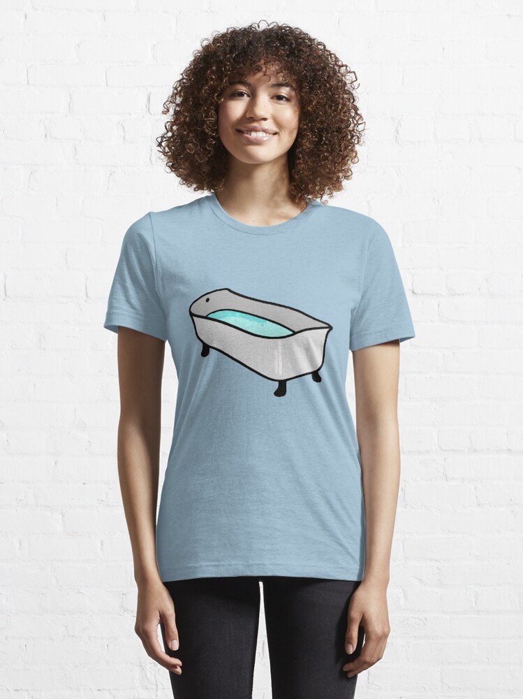 "BATHING BATHTUB" T-shirt for Sale by SofiaYoushi | Redbubble | bath t ...