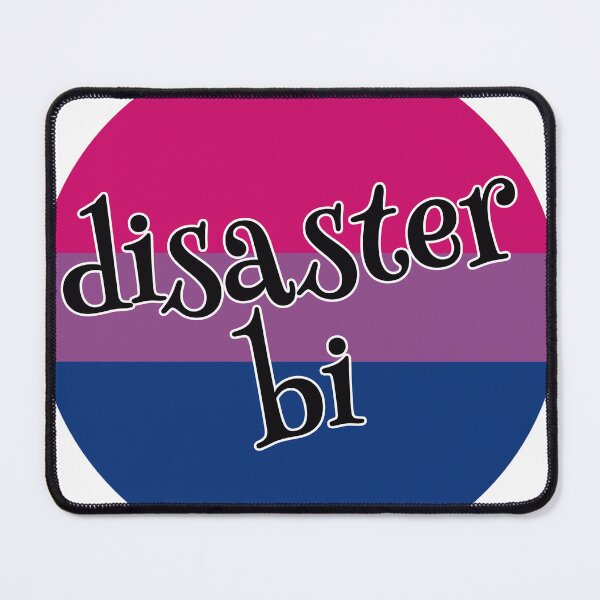 Item preview, Disaster Bi Pride Flag (White) designed and sold by Liminal Odds & Ends.