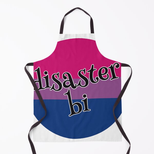 Item preview, Disaster Bi Pride Flag (White) designed and sold by Liminal Odds & Ends.