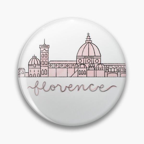 Item preview, Florence, Italy skyline (pink) designed and sold by maryyyaud.