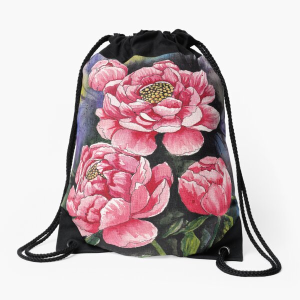 Aperçu de l'œuvre Belles pivoines aquarelles créée et vendue par Oirabot.