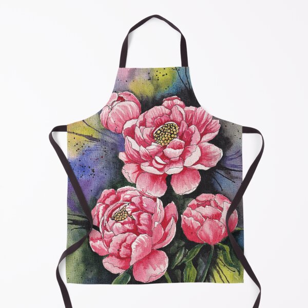 Item preview, Beautiful Peonies Watercolour Artwork designed and sold by Oirabot.