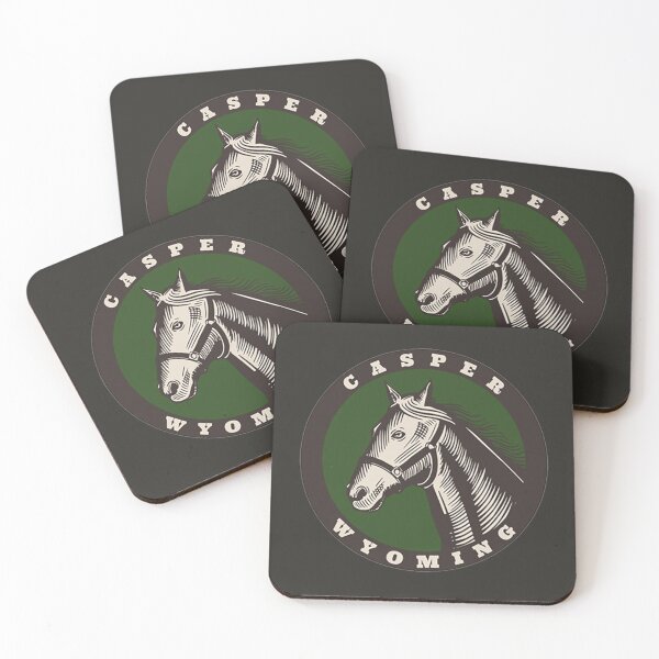 Item preview, Casper Wyoming WY Horse Equestrian Horseback Badge designed and sold by JosephMorley.