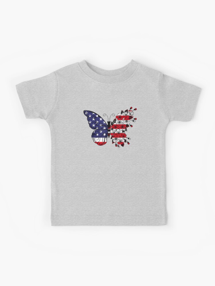  Butterflies - Custom 4th of July T Shirts & Jerseys - Patriotic  American Flag Baseball Raglans : Clothing, Shoes & Jewelry