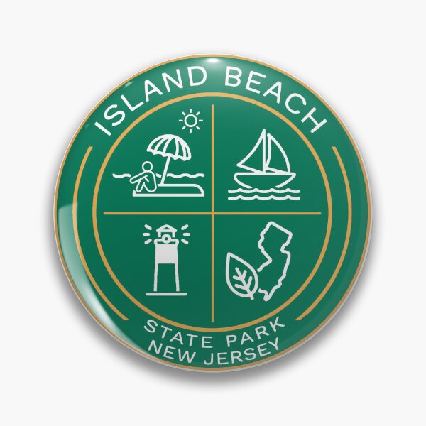 Item preview, Island Beach State Park Heraldic Logo designed and sold by VanyaKar.