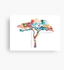 Quote wall art poster - AcaciaTree Canvas Print