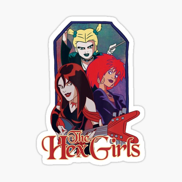 hex girl Burn Book Sticker