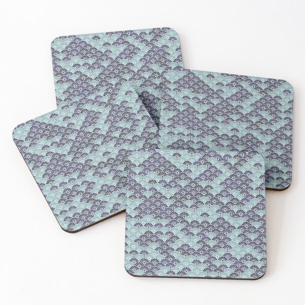 Item preview, Japanese Seigaiha Pattern Kimono Navy Blue designed and sold by gani-75.