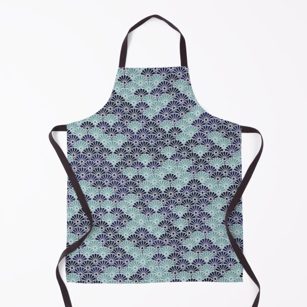 Item preview, Japanese Seigaiha Pattern Kimono Navy Blue designed and sold by gani-75.