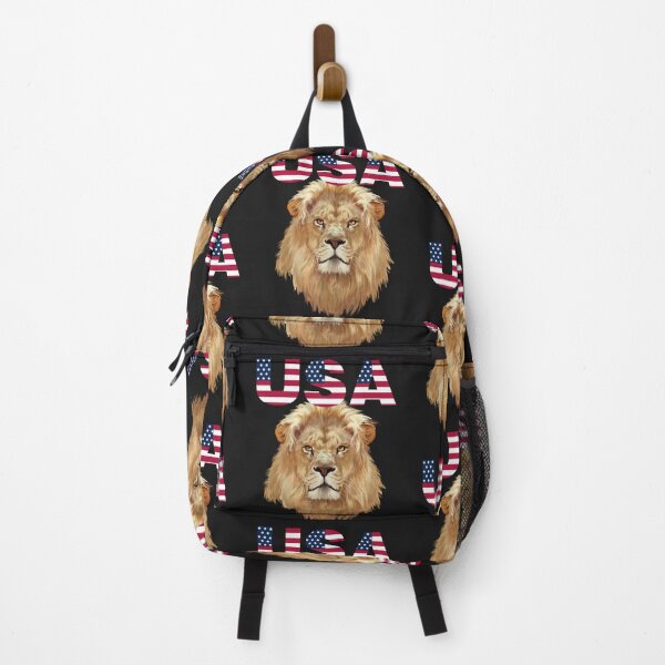 Item preview, USA PRIDE / A Strong Lion with the letters USA designed and sold by AmericaFreedom.