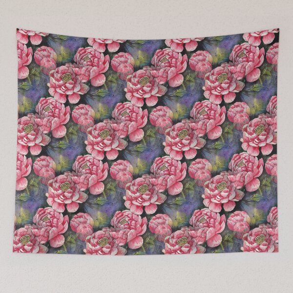 Item preview, Beautiful Peony Pattern Watercolour Design  designed and sold by Oirabot.
