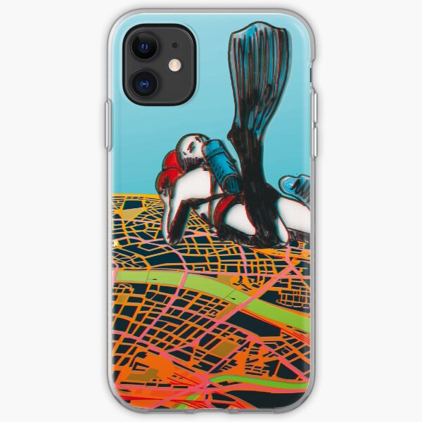 Basel Citymap Artwork | SKYDIVER (3D special edition) iPhone Flexible Hülle