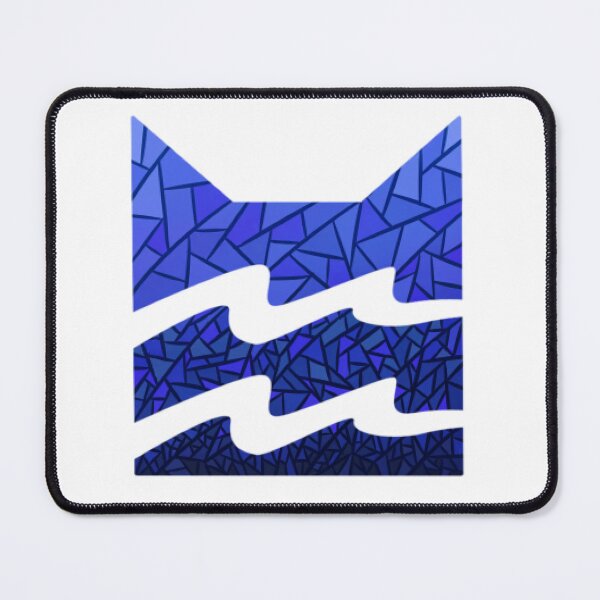 Item preview, RiverClan Symbol - Stained Glass designed and sold by MaplesCreations.
