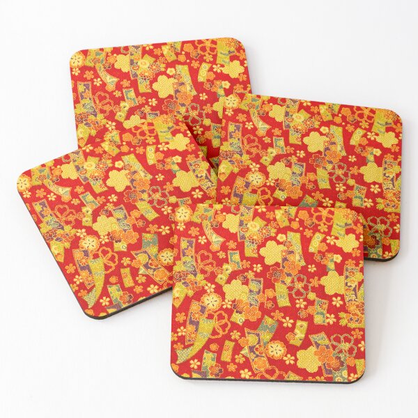 Item preview, Japanese Traditional Pattern Kimono Gold designed and sold by gani-75.