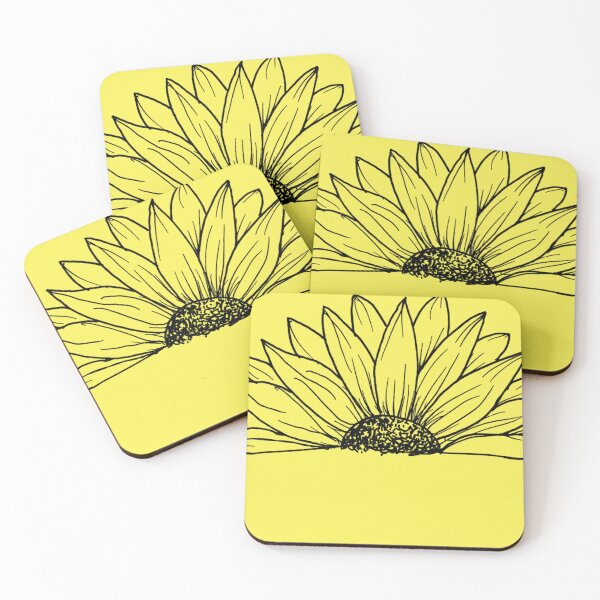 Item preview, Black And White Daisy Doodle  designed and sold by GuidoWill.