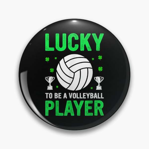 Item preview, Lucky To Be A Volleyball Player Sport Lover Irish Patricks Sticker designed and sold by brittaapriliy.
