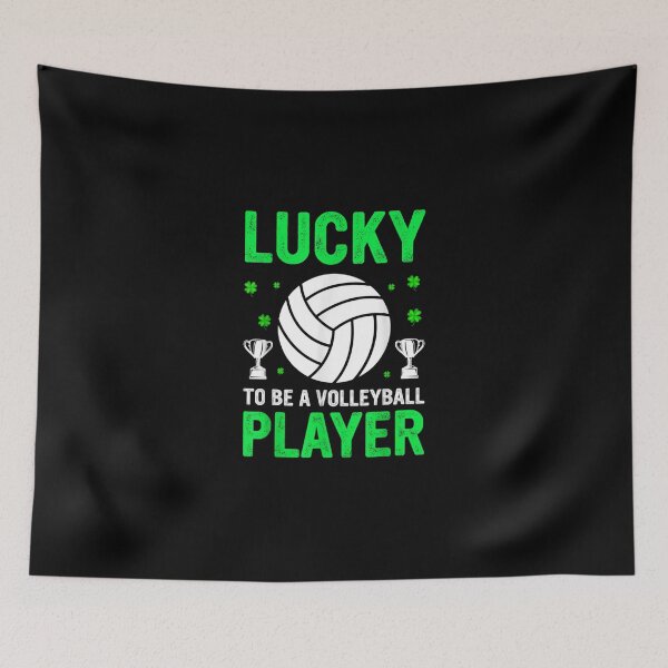 Item preview, Lucky To Be A Volleyball Player Sport Lover Irish Patricks Sticker designed and sold by brittaapriliy.