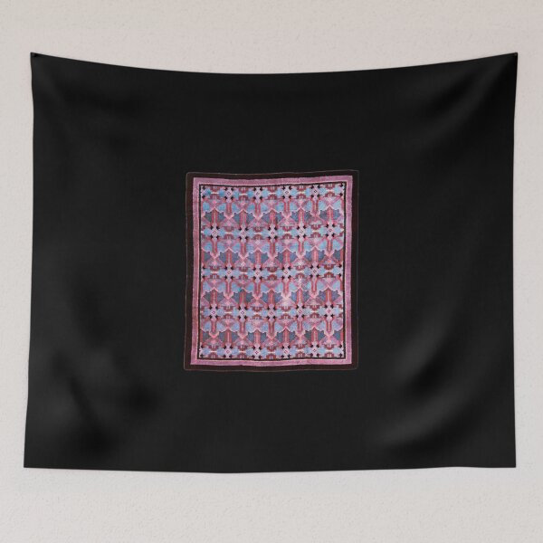 Item preview, French Art Deco Tapestry 2021 Colorization Mauve Pale Purple Zipped Hoodie designed and sold by donniejeanjr6.