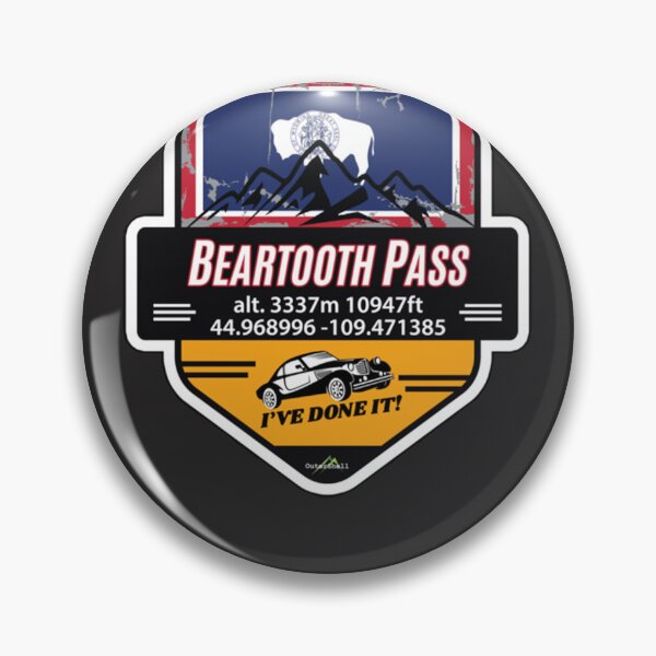 Item preview, Beartooth Pass US 212 Motorcycle Car RV Cycle Sticker & T-Shirt 03 Classic designed and sold by asbellpadonniei.