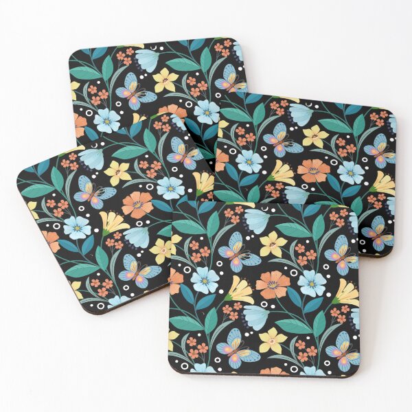 Item preview, Blooming floral garden with butterflies designed and sold by FGCART.