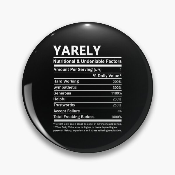 Item preview, Yarely Name T Shirt - Yarely Nutritional And Undeniable Factors Gift Item Tee designed and sold by aaronmaxi6.