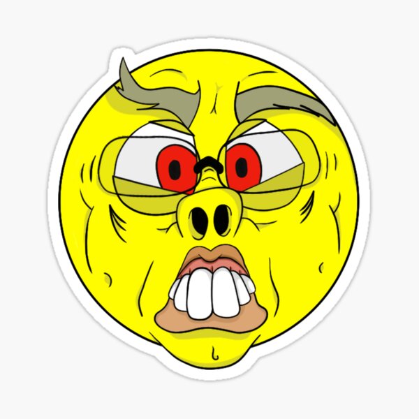 Ugly Face Sticker