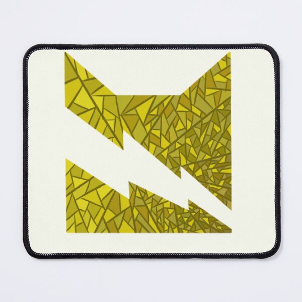 Item preview, ThunderClan Symbol - Stained Glass designed and sold by MaplesCreations.