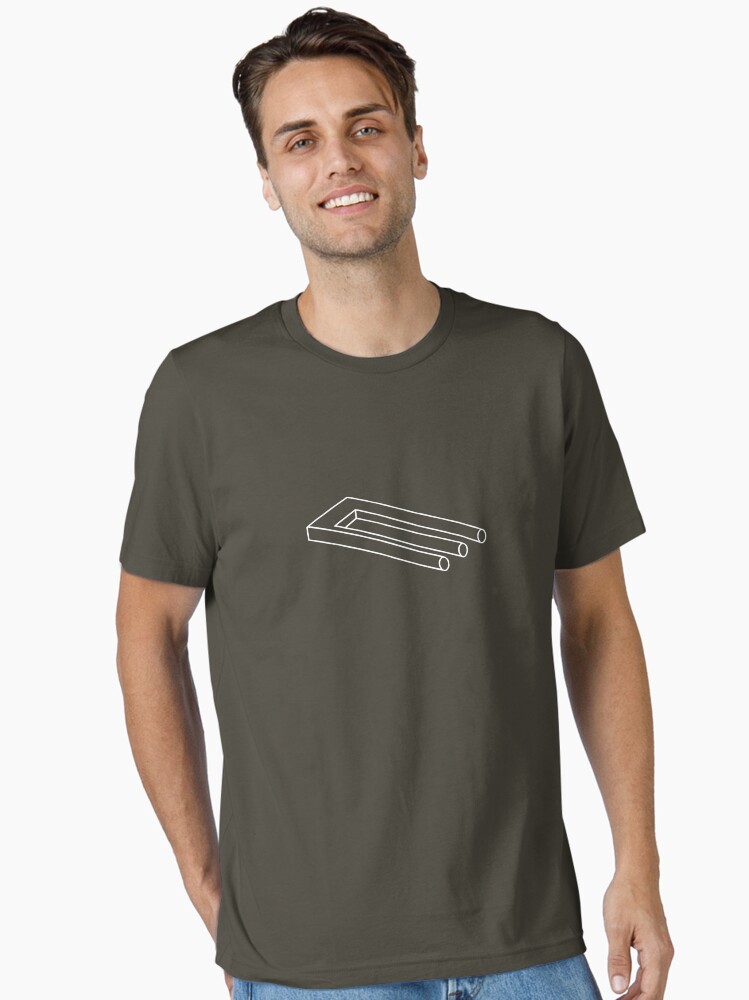 Imagen 2 de 7, Camiseta esencial con la obra Blivet - Devil's Fork, diseñada y vendida por TeesBox.