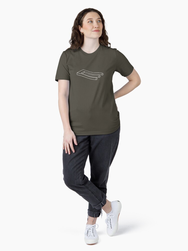 Imagen 4 de 7, Camiseta esencial con la obra Blivet - Devil's Fork, diseñada y vendida por TeesBox.