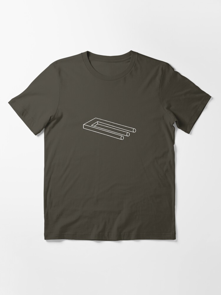 Imagen 3 de 7, Camiseta esencial con la obra Blivet - Devil's Fork, diseñada y vendida por TeesBox.