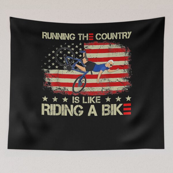 Item preview, Running The Coutry Is Like Riding A Bike Joe Biden Funny designed and sold by krieglkwegeb86.