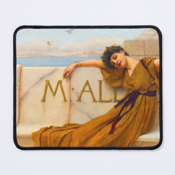 Item preview, A priestess of Bacchus "Girl with a beautiful transparent Summer  Dress" John William Godward designed and sold by TeeARTHY.