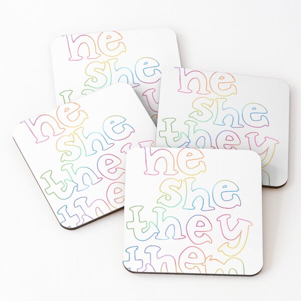 Item preview, pronouns pride designed and sold by caseyjasper.