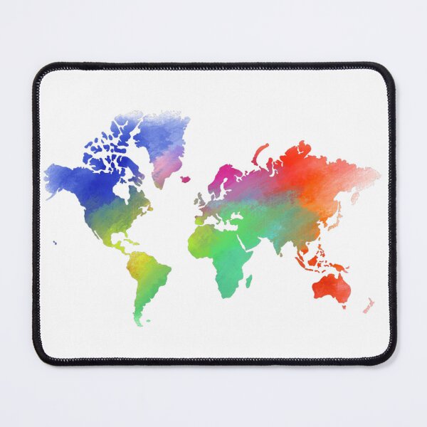 Item preview, Map Of The World Colored designed and sold by antevasinart.