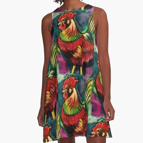 Rooster A-Line Dress