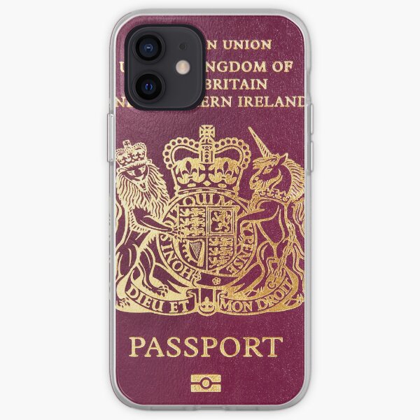 British passport iPhone Soft Case