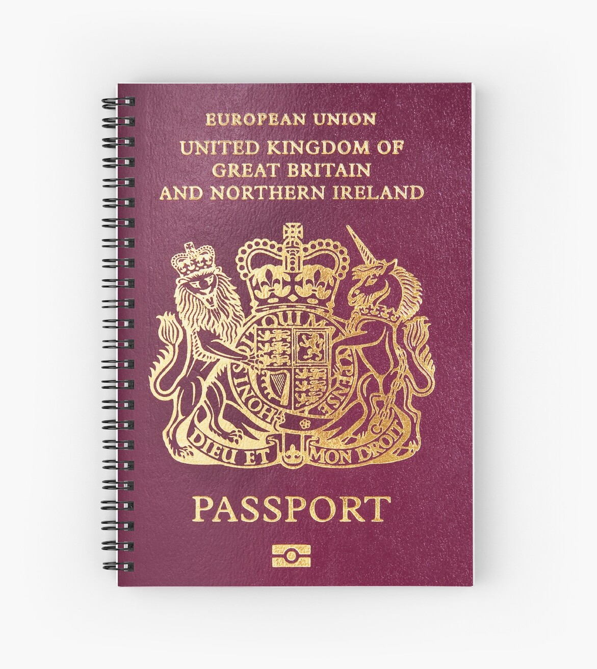 "British Passport " Spiral Notebooks By Srdjan Petrovic | Redbubble