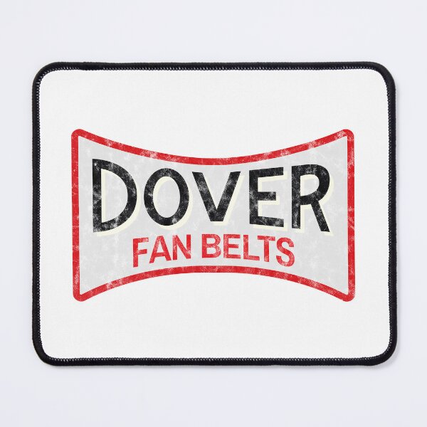 Item preview, Dover Fan Belts (Original Design - White - Worn) designed and sold by Justin Ellis.