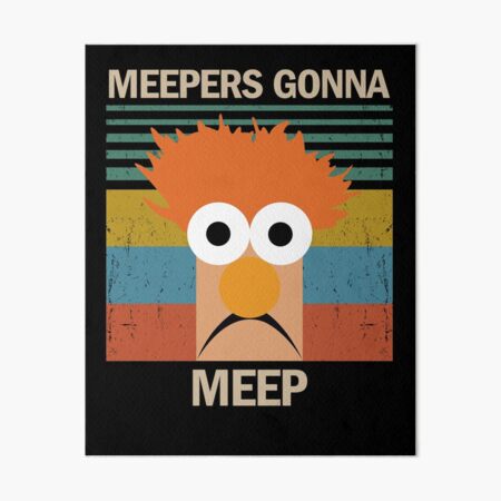 Meep Muppet Beaker | Art Board Print