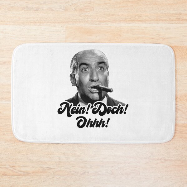 Item preview, Funny Graphic Gift Light Blue Nein Doch Ohh Louis De Funes Retro Wave designed and sold by Tomacdonald49.