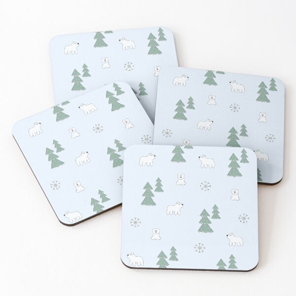Item preview, Winter Wonderland Polar Bears designed and sold by HayleyHalo.