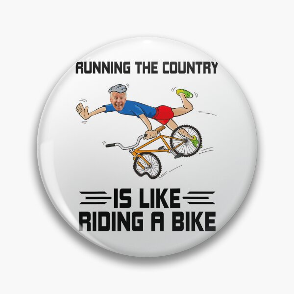 Item preview, Running The Country Is Like Riding A Bike - Biden Falls Off designed and sold by krieglkwegeb86.