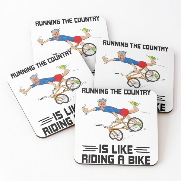 Item preview, Running The Country Is Like Riding A Bike - Biden Falls Off designed and sold by krieglkwegeb86.