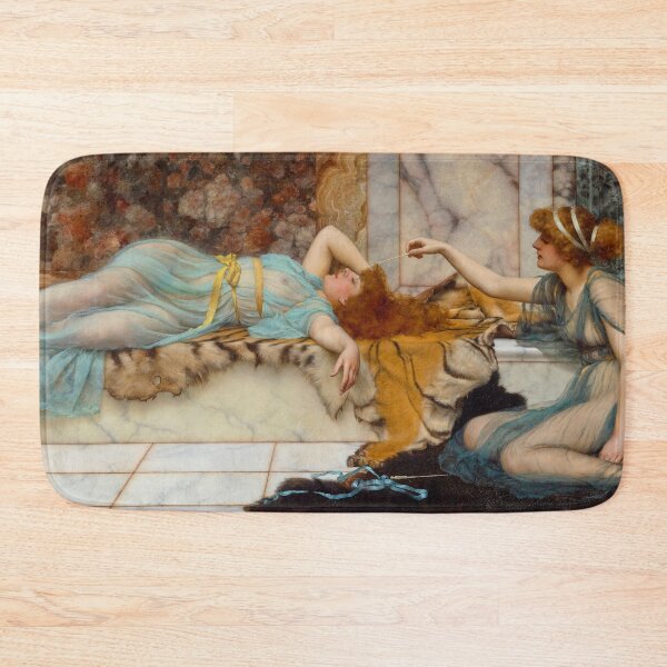 Item preview, Mischief and Repose (1895) ,girls playing  "Girl with a beautiful transparent Summer   Dress" John William Godward designed and sold by TeeARTHY.